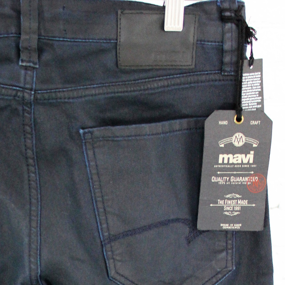Mavi JAKE REGULAR-RISE SLIM LEG IN NAVY COATED - Picture 3 of 6